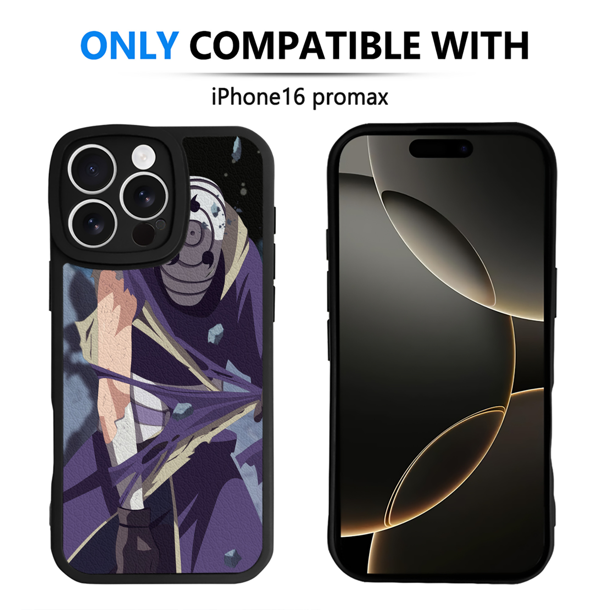 （画像用） NARUTO -ナルト- NARUTO -ナルト- 疾風伝 【iPhone 16シリーズ対応】シリコンスマホケース（レザー調） 材質：シリコン